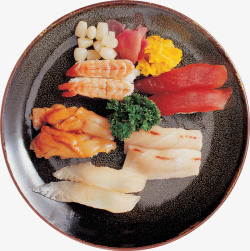 鱼片日本料理高清图片