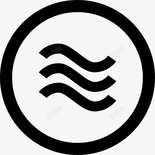 波在圆图标png_新图网 https://ixintu.com metrize 三 圆 形状 曲线 波浪 符号 线