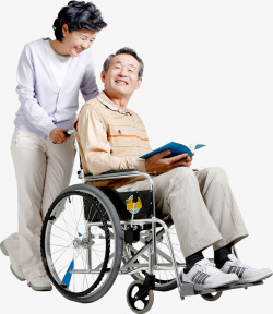 老人医院轮椅上的老人医院高清图片