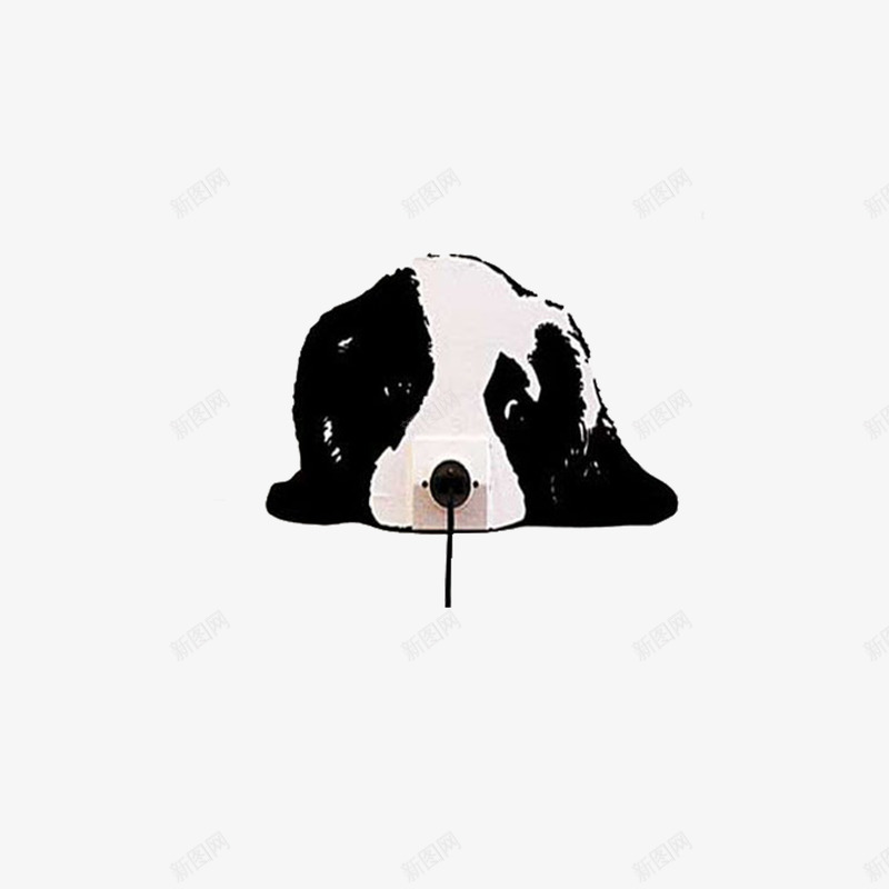 创意小狗图案png免抠素材_新图网 https://ixintu.com 创意 动物 图案 小狗 黑白