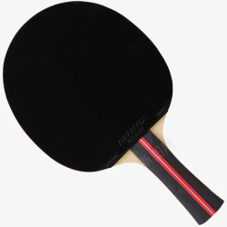 红黑球拍得力乒乓球拍横拍高清图片