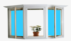 mini模型花盆手绘模型门窗高清图片