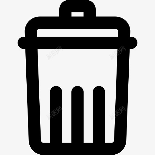 删除文件图标png_新图网 https://ixintu.com 回收 回收垃圾 清除垃圾