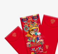 春节猴年春节红包高清图片