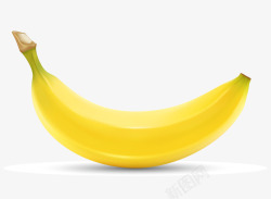 黄色香蕉汁一根香蕉高清图片