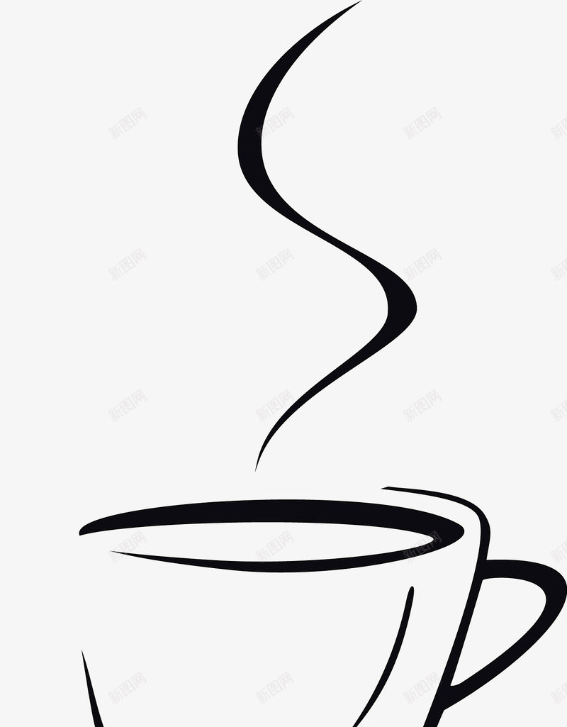 热咖啡图标png_新图网 https://ixintu.com 卡通杯子 可爱 咖啡 咖啡杯 咖啡香气 手绘 杯子 素描箭头 饮料 香喷喷咖啡 香气