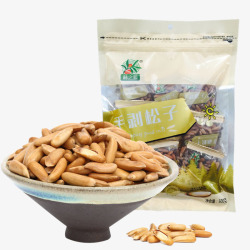 手剥松子素材