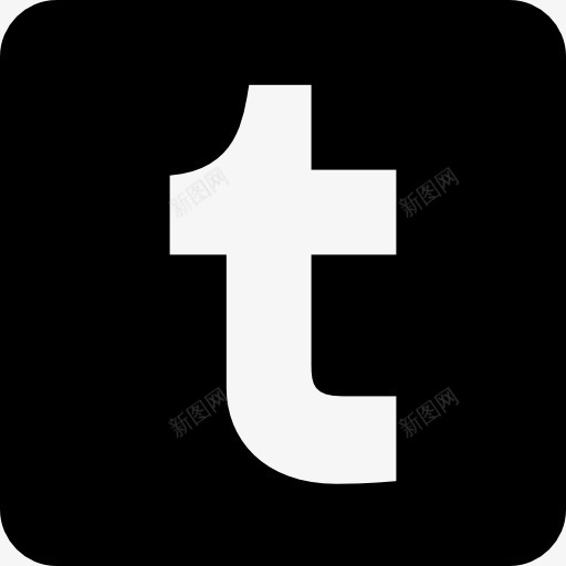 Tumblr的标志图标png_新图网 https://ixintu.com 分享 博客 微博的标志 社交网络