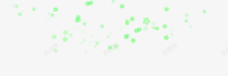 绿色荧光粒子发光点装饰png免抠素材_新图网 https://ixintu.com 光点 粒子 绿色 荧光 装饰