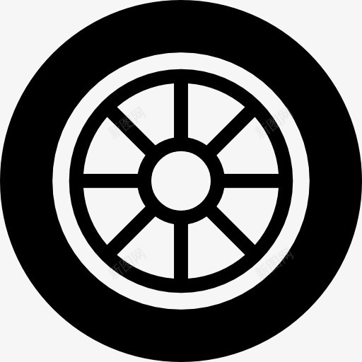 车轮图标png_新图网 https://ixintu.com 传动 卡车 维修 车轮 轮胎 运输