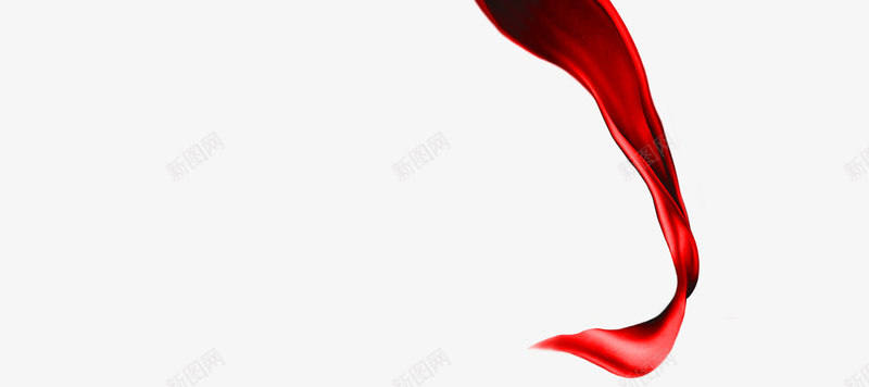 创意合成质感手绘红色的彩带png免抠素材_新图网 https://ixintu.com 创意 合成 彩带 红色 质感