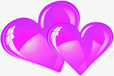 浪漫紫色立体爱心png免抠素材_新图网 https://ixintu.com 浪漫 爱心 立体 紫色 设计