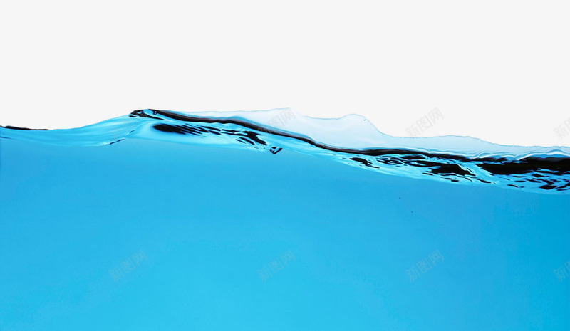 蓝色水面png免抠素材_新图网 https://ixintu.com 水波 水纹 水面 波光 波光粼粼 波纹 蓝色