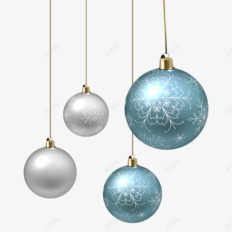 圣诞铃铛装饰5png免抠素材_新图网 https://ixintu.com 圣诞 素材 装饰 铃铛