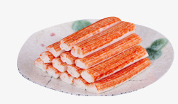 生鲜蟹肉冷藏蟹肉条高清图片