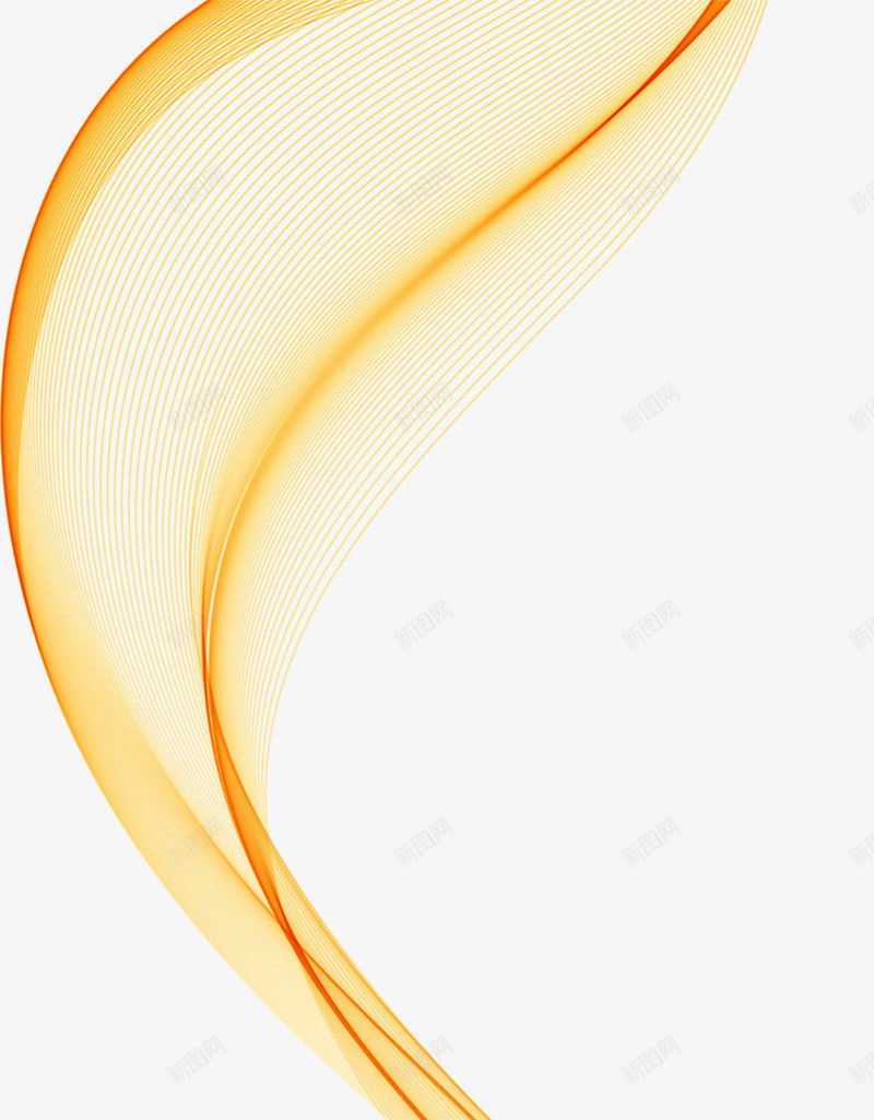 黄色纹理曲线png免抠素材_新图网 https://ixintu.com 光辉 曲线 清新 简约 纹理 线条 闪耀 黄色