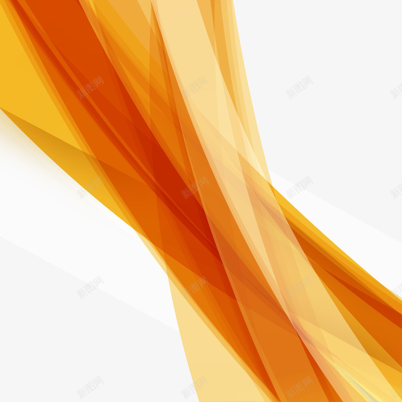 质感线条png免抠素材_新图网 https://ixintu.com 宣传单页曲线 曲线线条 橙色线条 矢量线条 质感线条