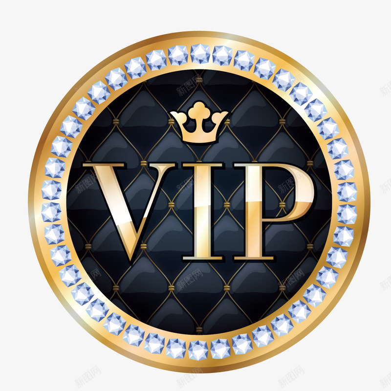 VIP矢量图eps免抠素材_新图网 https://ixintu.com vip素材 渐变 质感素材 质感金属 金属素材 金属质感 矢量图