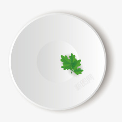 白色餐盘装饰盘高清图片