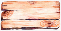 手绘木板指示提醒手绘木块高清图片