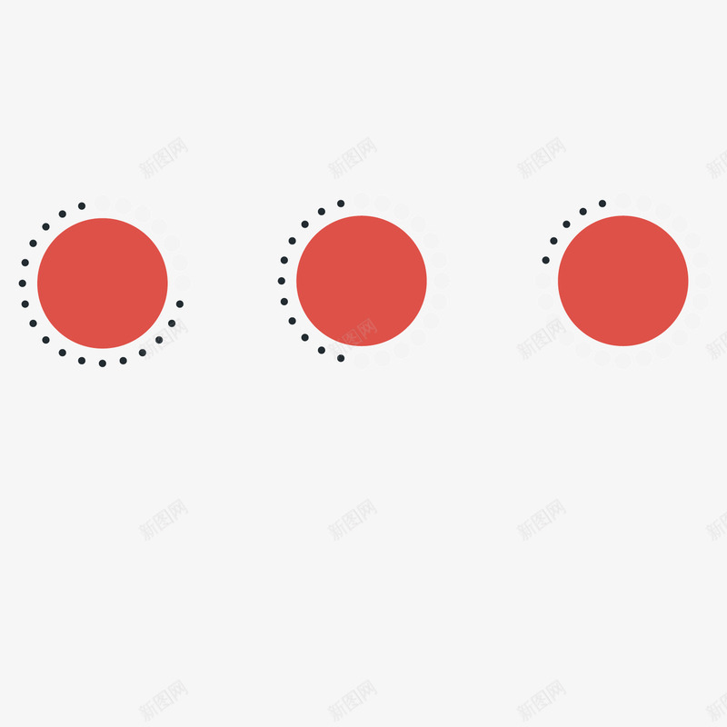 红色圆点旋钮矢量图ai免抠素材_新图网 https://ixintu.com ppt 分析 占比 商务 圆点 红色 进展 进度 矢量图