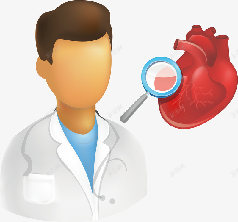体检的医生png免抠素材_新图网 https://ixintu.com 体检 卡通 生物医药 生物医药产业 生物医药彩页 生物医药整容 生物医药矢量 红心