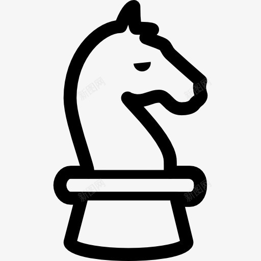 Knight图标png_新图网 https://ixintu.com SEO和网络 体育 体育和竞争 张 游戏 策略 象棋 马 骑士