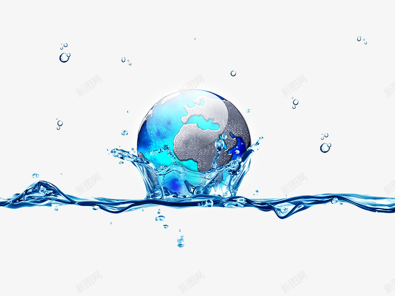 地球png免抠素材_新图网 https://ixintu.com 地球 底纹 水 水波纹