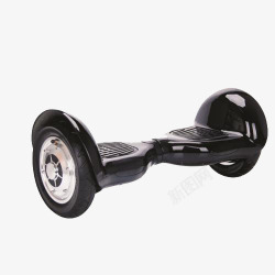 尺轮造型黑色智能电动单轮平衡车高清图片