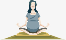 安胎孕妇瑜伽高清图片