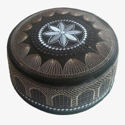 新疆回族男士刺绣帽子素材