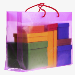 礼物盒包装袋素材