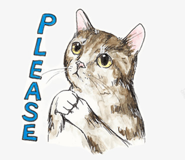请求的小猫png免抠素材_新图网 https://ixintu.com 可爱 小猫 手绘 抱手