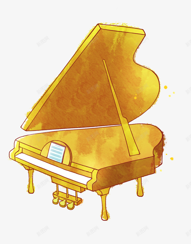 卡通钢琴png免抠素材_新图网 https://ixintu.com PNG图片 PNG图片素材 PNG素材 PNG素材免费下载 儿童 卡通 手绘 童真 钢琴