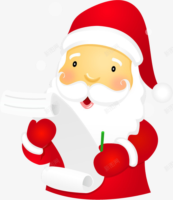 写信的圣诞老人png免抠素材_新图网 https://ixintu.com 信封 圣诞 圣诞老人 红色 胡子
