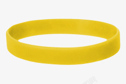 寿命长黄色装饰用品佩戴手环橡胶制品实高清图片