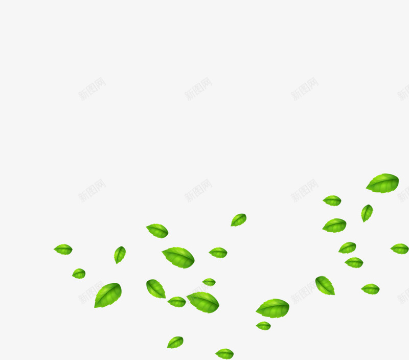 绿色清新树叶装扮翠绿png免抠素材_新图网 https://ixintu.com 树叶 清新 绿色 翠绿 装扮