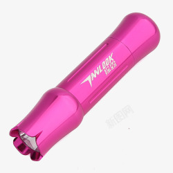 365nm紫光手电筒玫红色荧光剂检测灯笔高清图片