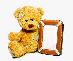 小熊玩具相框素材