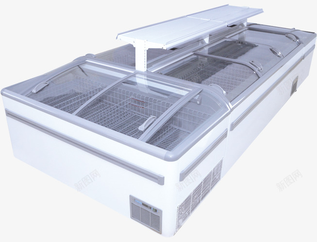 实物白色超市保鲜柜png免抠素材_新图网 https://ixintu.com 产品实物 保鲜柜 冰柜 冷柜 冷藏柜 制冷 电器