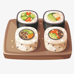 日餐寿司素材