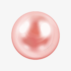 珍珠球体粉色珍珠高清图片