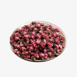 桃花干产品实物粉色饱满完整桃花茶高清图片