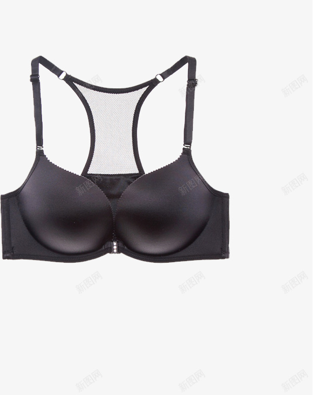 女士黑色内衣png免抠素材_新图网 https://ixintu.com 产品实物 性感 文胸 胸罩
