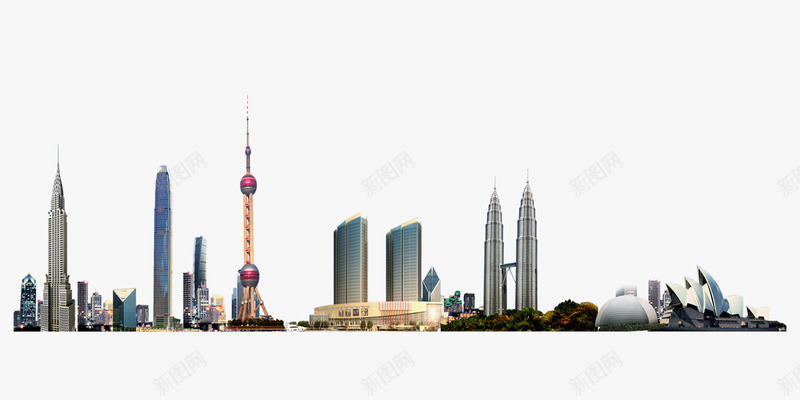 东方明珠png免抠素材_新图网 https://ixintu.com 东方明珠 大都市 金融建筑