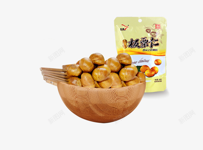 美味板栗仁png免抠素材_新图网 https://ixintu.com 产品实物 免费png 坚果 栗子 零食 食物