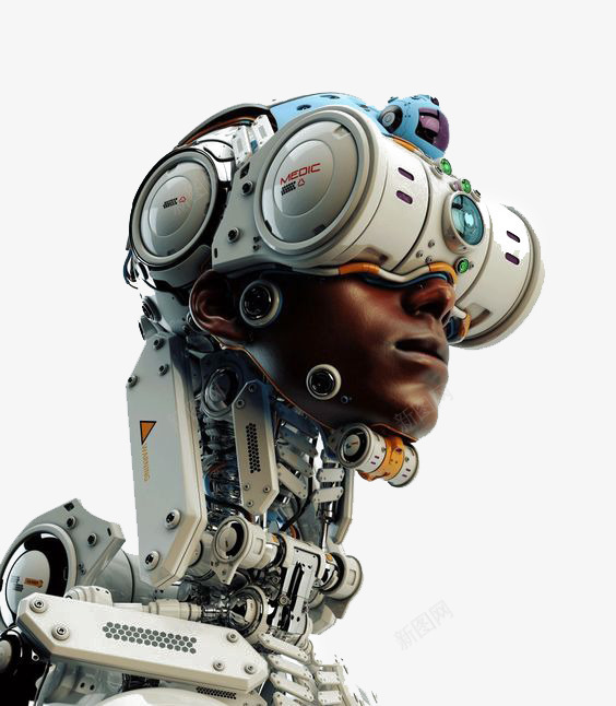机器人元素png免抠素材_新图网 https://ixintu.com 未来 机器人 机器人免扣PNG 白色机器人 科技