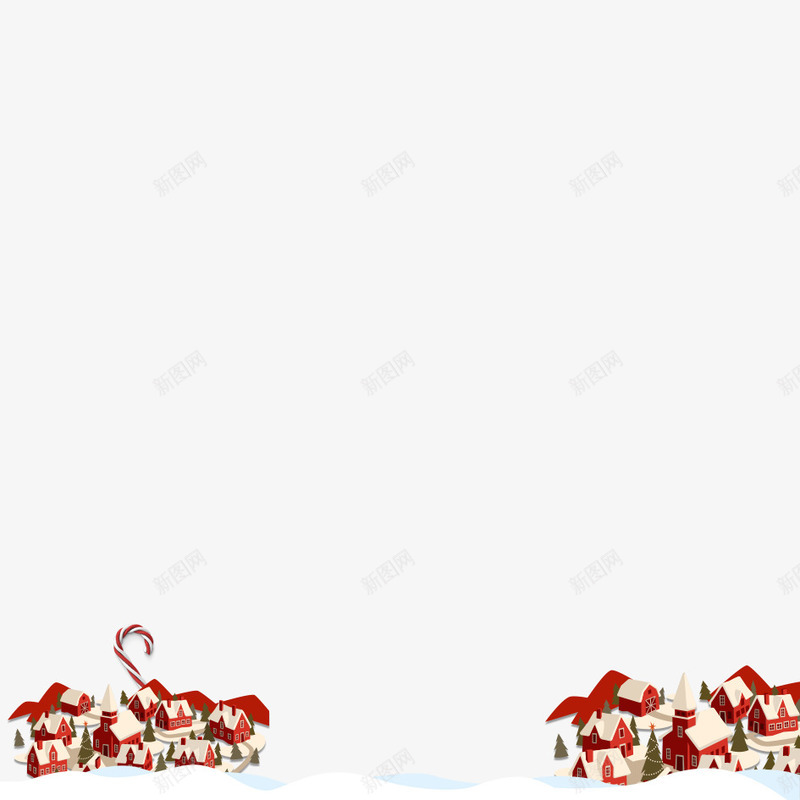 圣诞节png免抠素材_新图网 https://ixintu.com 卡通 喜庆 圣诞老人 圣诞节 圣诞装饰 房屋 节日促销 铃铛 雪地 雪花 雪花装饰 麋鹿