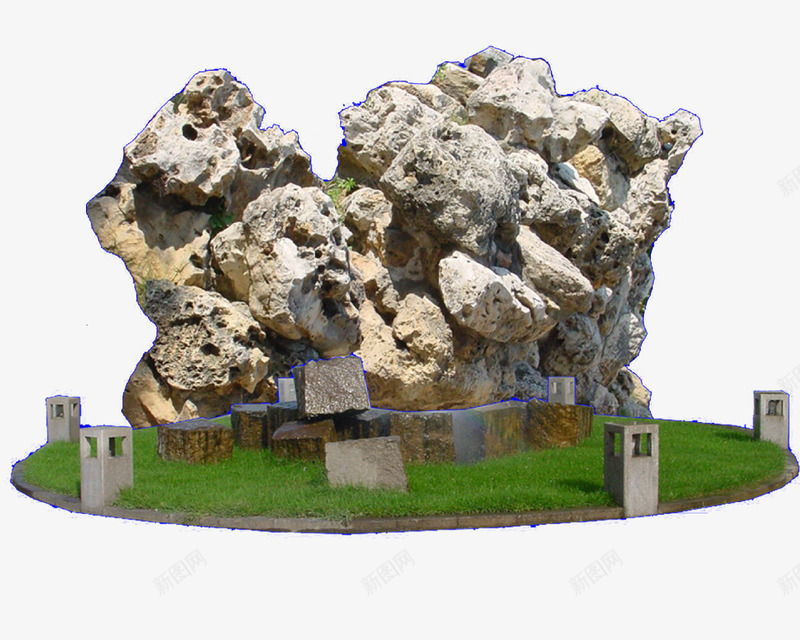 绿化草坪石头雕塑png免抠素材_新图网 https://ixintu.com 假山 园林素材 石头造型绿化草坪 石头雕塑