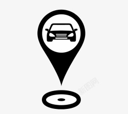 小黄车icon停车图标高清图片
